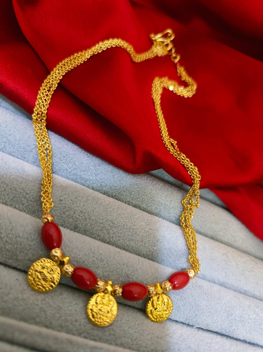 CORAL LAXMI KASU CHAIN